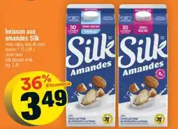 Super C boisson aux amandes Silk | Silk almond drink offer