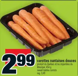 Super C carottes nantaises douces | sweet nantes carrots offer