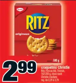 Super C craquelins Christie | Christie crackers offer