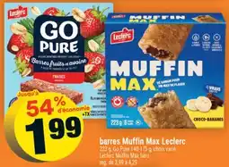 Super C barres MuffinMax Leclerc | Leclerc MuffinMax bars offer