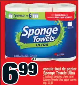 Super C essuie-tout de papier SpongeTowels Ultra | Sponge Towels Ultra paper towels offer