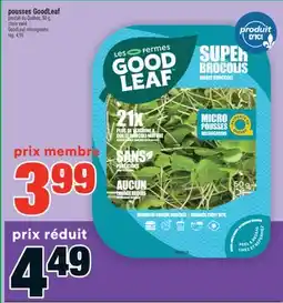 Super C pousses GoodLeaf | GoodLeaf microgreens offer