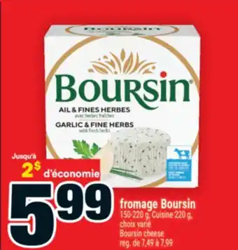 Super C fromage Boursin | Boursin cheese offer