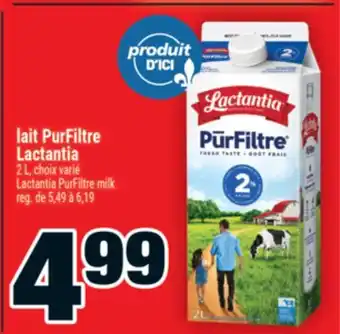Super C lait PurFiltre Lactantia | Lactantia PurFiltre milk offer