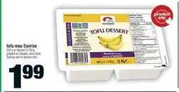 Super C tofu mou Sunrise | Sunrise soft or dessert tofu offer