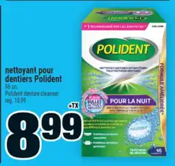 Super C nettoyant pour dentiers Polident | Polident denture cleanser offer