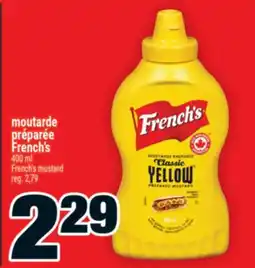 Super C moutarde préparée French's | French's mustard offer