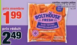 Super C carottes coupées pelées | peeled baby-cut carrots offer