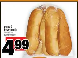 Super C pains à sous-marin | submarine buns offer