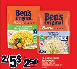 Super C riz BistroExpress Ben'sOriginal | Ben'sOriginal BistroExpress rice offer