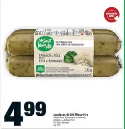 Super C saucisses de blé Mieux-être | Life Smart sausages offer