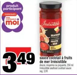Super C sauce cocktail à fruits de mer Irrésistible | Irrésistible seafood cocktail sauce offer