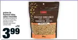 Super C graines de tournesol rôties salées Irrésistible | Irrésistible salted roasted sunflower seeds offer