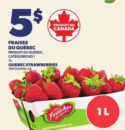 Provigo FRAISES DU QUÉBEC, 1L | QUEBEC STRAWBERRIES offer