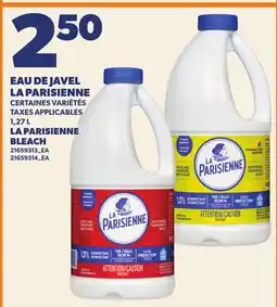 Provigo EAU DE JAVEL LA PARISIENNE, 1,27 L | LA PARISIENNE BLEACH offer