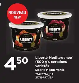 Provigo LIBERTÉ MÉDITERRANÉE, (500 G) offer