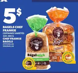 Provigo BAGELS CHEF FRANKIE | CHEF FRANKIE BAGELS offer