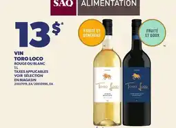 Provigo VIN TORO LOCO offer