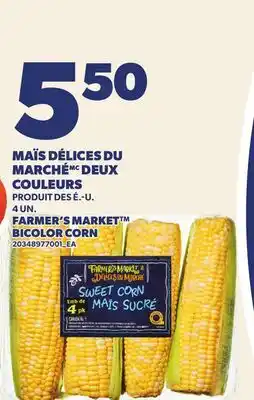 Provigo MAÏS DÉLICES DU MARCHÉ DEUX COULEURS, 4 UN.| FARMER'S MARKET BICOLOR CORN offer