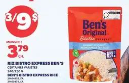 Provigo RIZ BISTRO EXPRESS BEN'S, 240/250 G | BEN'S BISTRO EXPRESS RICE offer