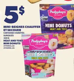 Provigo MINI-BEIGNES CHAUFFER ET SECOUER, 320 G | HEAT AND TOSS MINI DONUTS offer
