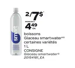 Provigo BOISSONS GLACEAU SMARTWATER, 1 L | GLACEAU SMARTWATER offer