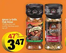 Super C ÉPICES LA GRILLE CLUB HOUSE offer