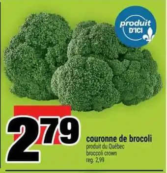 Super C COURONNE DE BROCOLI offer