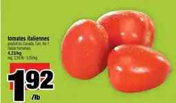 Super C TOMATES ITALIENNES offer