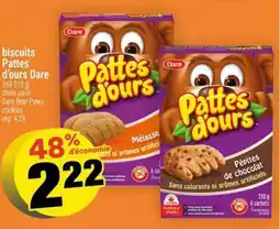 Super C BISCUITS PATTES D'OURS DARE offer