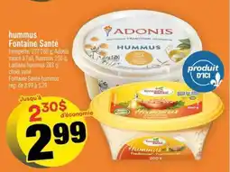 Super C Hummus Fontaine Santé offer