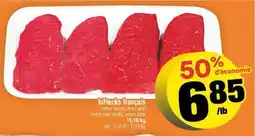 Super C Biftecks Français offer