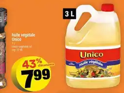 Super C huile végétale Unico offer