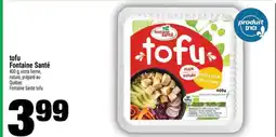 Super C tofu Fontaine Santé offer