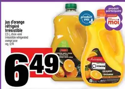 Super C Jus d'orange réfrigéré Irrésistible offer