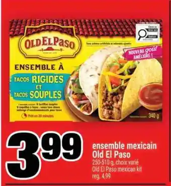 Super C ENSEMBLE MEXICAIN OLD EL PASO offer