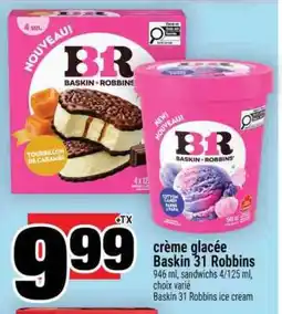 Super C Crème glacée Baskin 31 Robbins offer