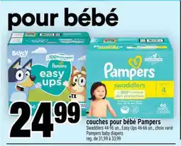 Super C couches pour bébé Pampers offer