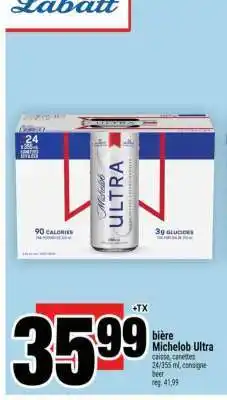 Super C BIÈRE MICHELOB ULTRA offer
