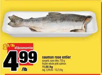 Super C saumon rose entier offer