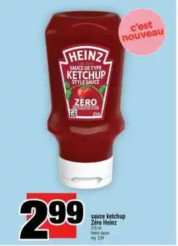 Super C sauce ketchup Zéro Heinz offer