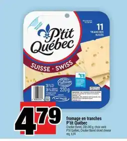 Super C fromage en tranches P’tit Québec offer