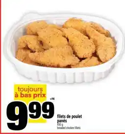 Super C filets de poulet panés offer