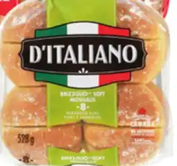 Giant Tiger D'Italiano Bread or Buns offer