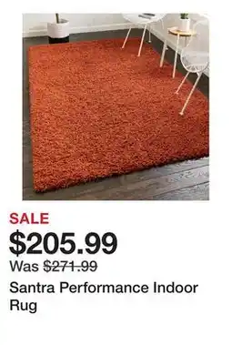 Wayfair Santra Performance Indoor Rug offer
