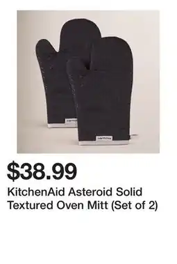 Wayfair KitchenAid Asteroid Solid Textured Oven Mitt (Set of 2) offer