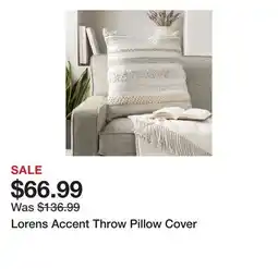Wayfair Lorens Accent Throw Pillow Cover offer