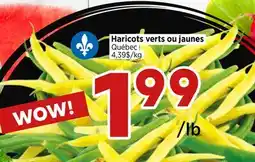 Val-Mont Haricots verts ou jaunes offer
