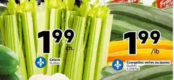 Val-Mont Céleris Quebéc ou Courgettes vertes jaunes offer