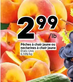 Val-Mont Pêches à chair jaune ou nectarines à chair jaune offer